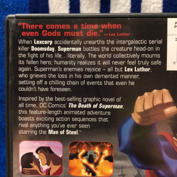 Superman Doomsday (DVD) DC Universe Exclusive CD-Rom Bonus Disc Hologram Sleeve - Picture 7 of 10